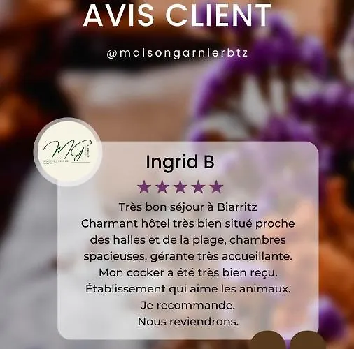 Maison Garnier De Charme Hotell